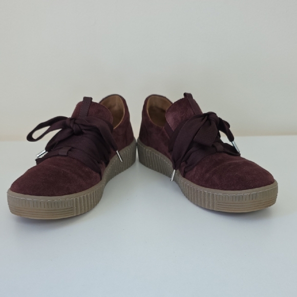Gabor Maroon Suede Sneakers.  Size UK 5;  US 7 - Picture 3 of 11